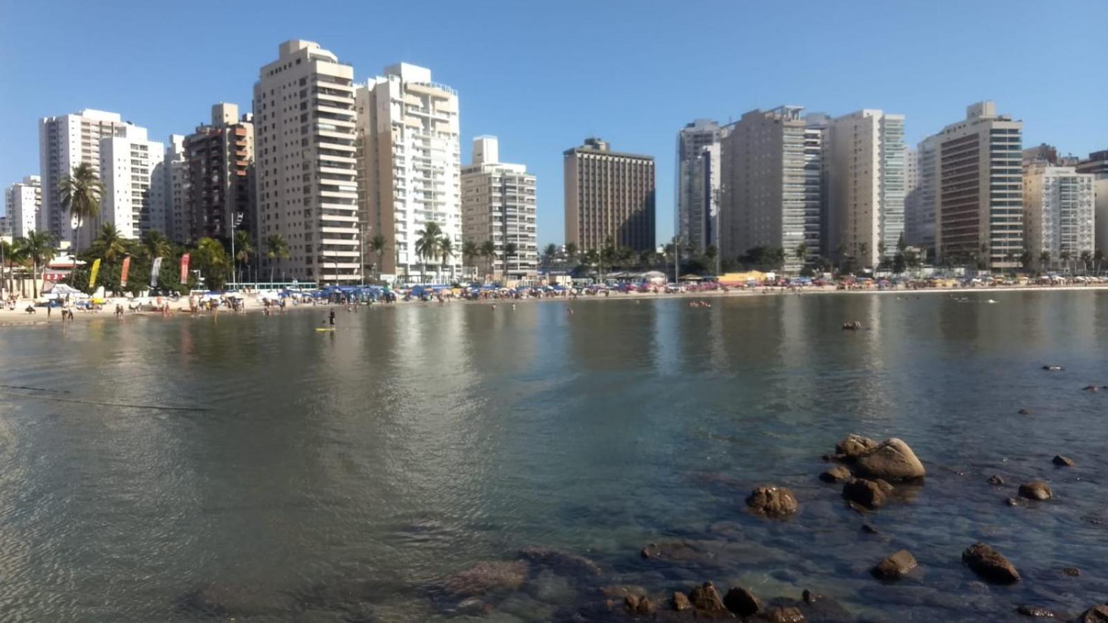 Apartamento Edificio Arpoador Guarujá Exterior foto